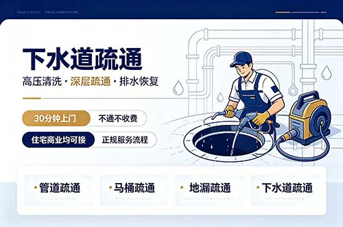 咸阳下水道疏通