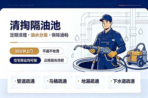 咸阳清掏隔油池